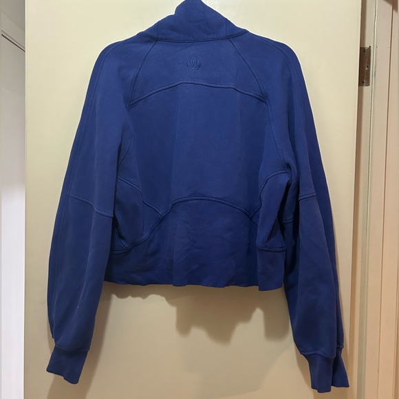 lululemon athletica Cobalt Blue Quarter-Zip Sweatshirt - Picture 2 of 4